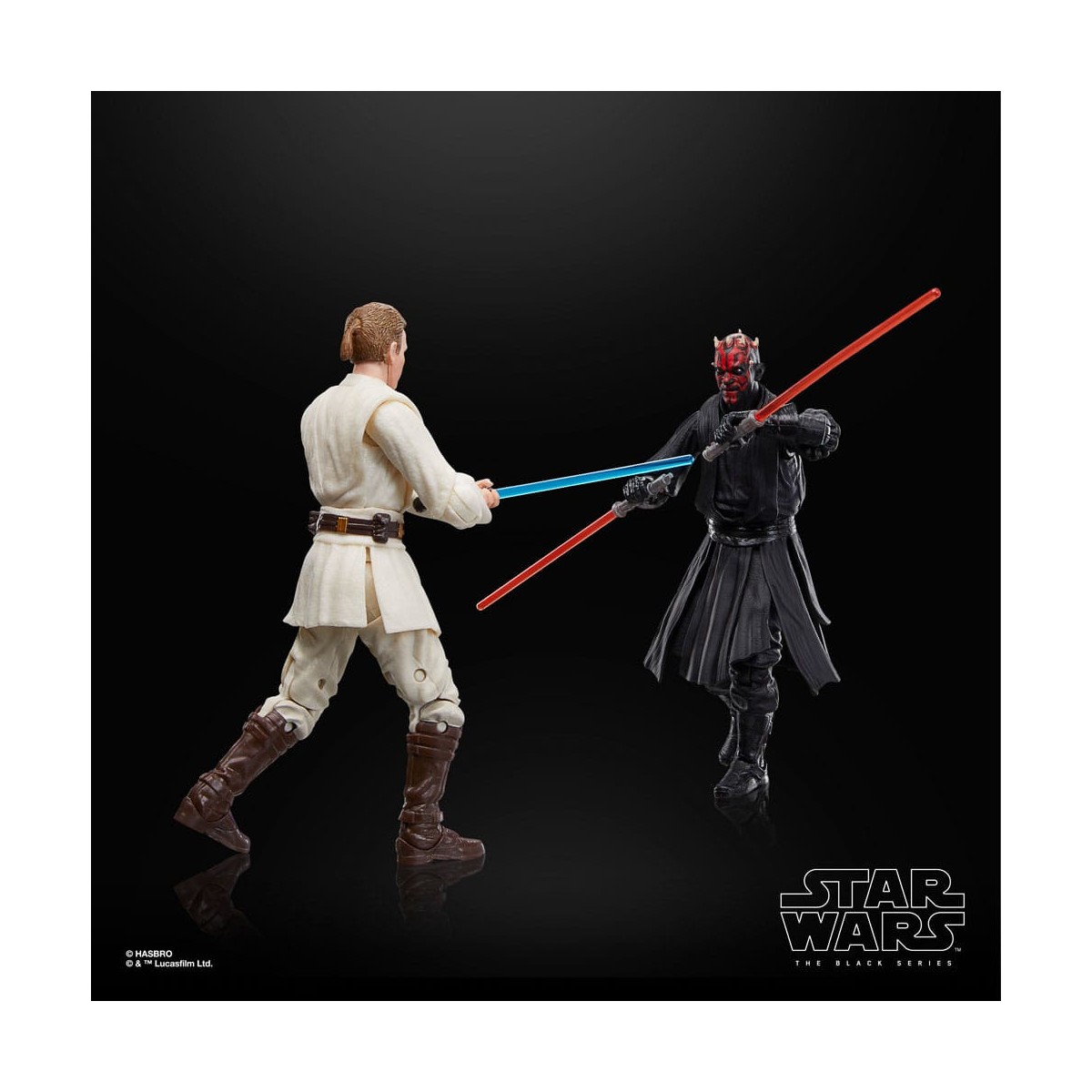 Star Wars Black Series - Pack Qui-Gon Jinn, Darth Maul, Obi-Wan Kenobi Episode I