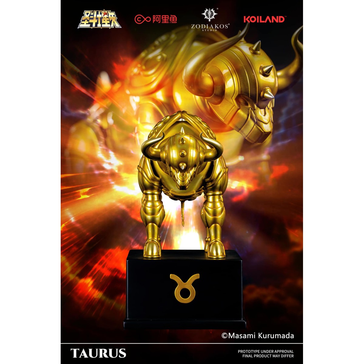 Zodiakos Studio - Taurus Cloth - Totem des Stieres 1/6 - Statue Saint Seiya - die Ritter des Zodiakus