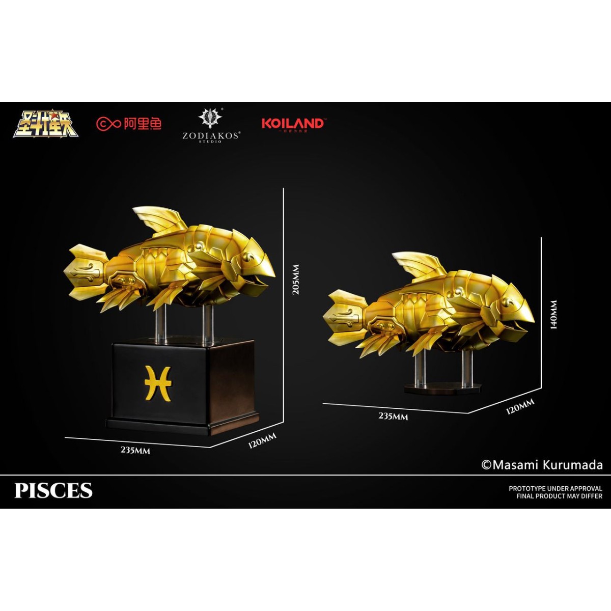 Zodiakos Studio - Pisces Cloth - Totem der Fische 1/6 - Statue Saint Seiya - die Ritter des Zodiakus