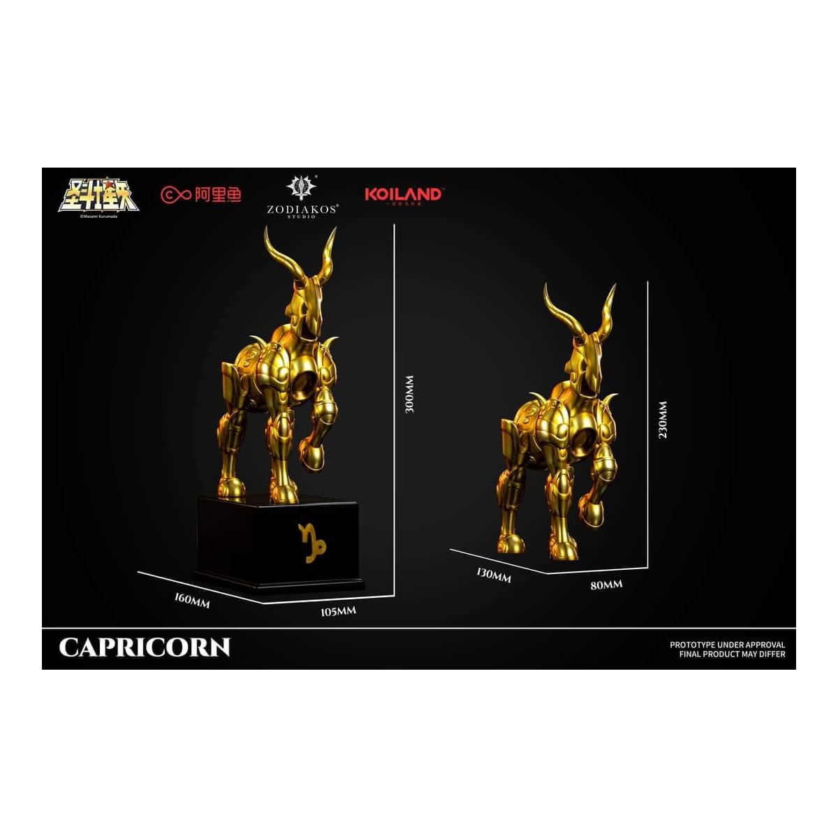 Zodiakos Studio - Capricorn Cloth - Totem des Steinbocks 1/6 - Statue Saint Seiya - die Ritter des Zodiakus