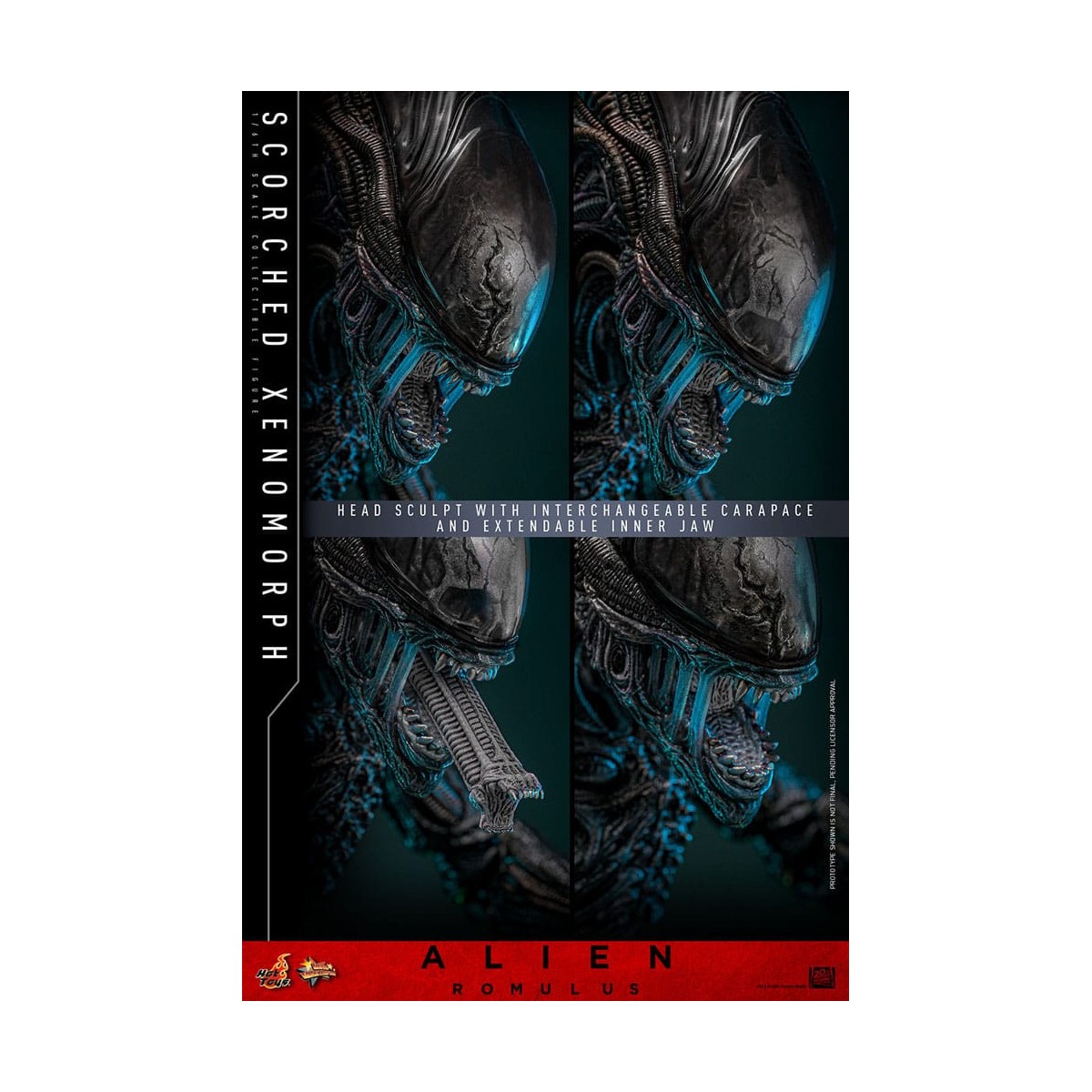 Hot Toys - Alien Romulus - Scorched Xenomorph MMS 1/6