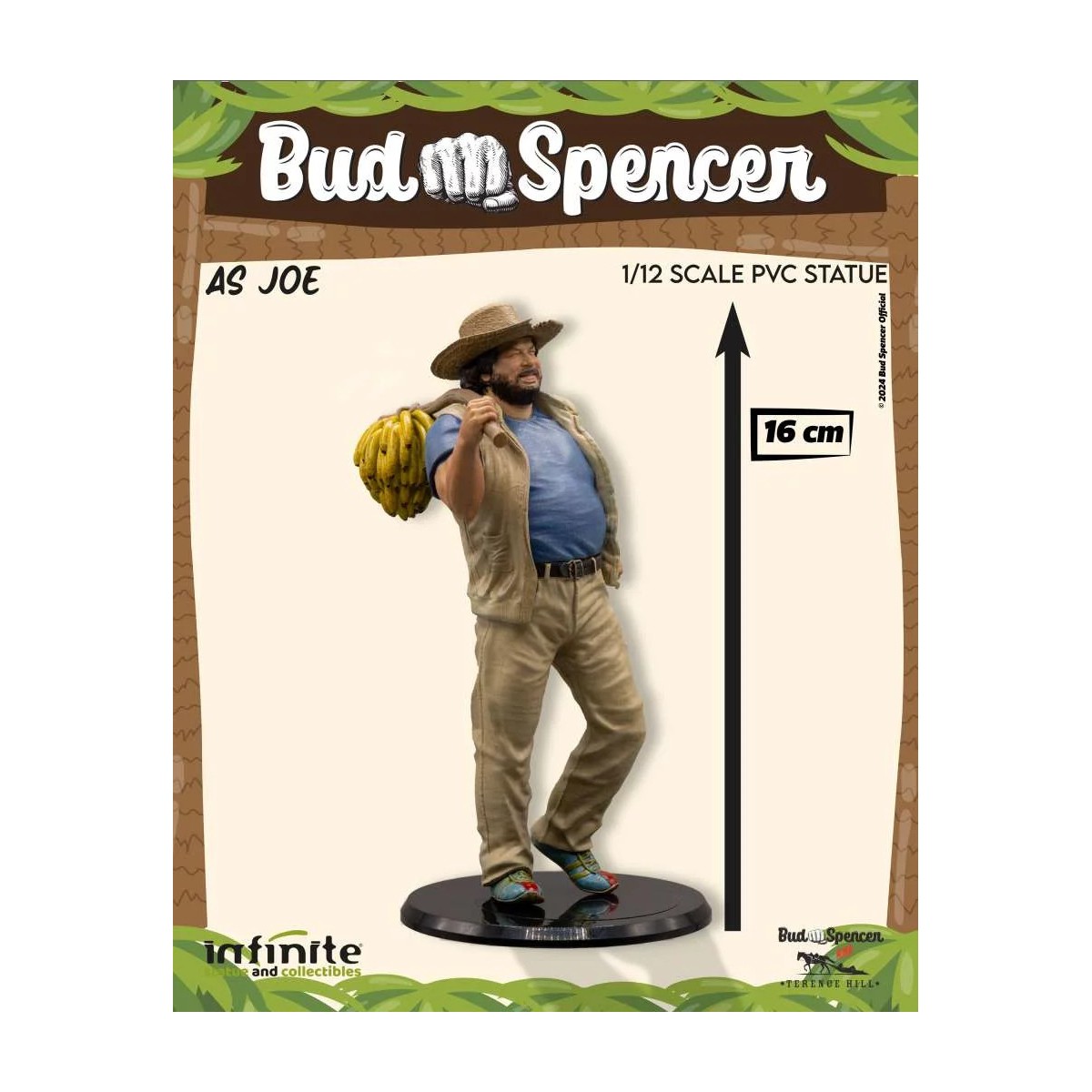 Infinite - Bud Spencer as Joe 1/12 pvc Statue - Banana Joe