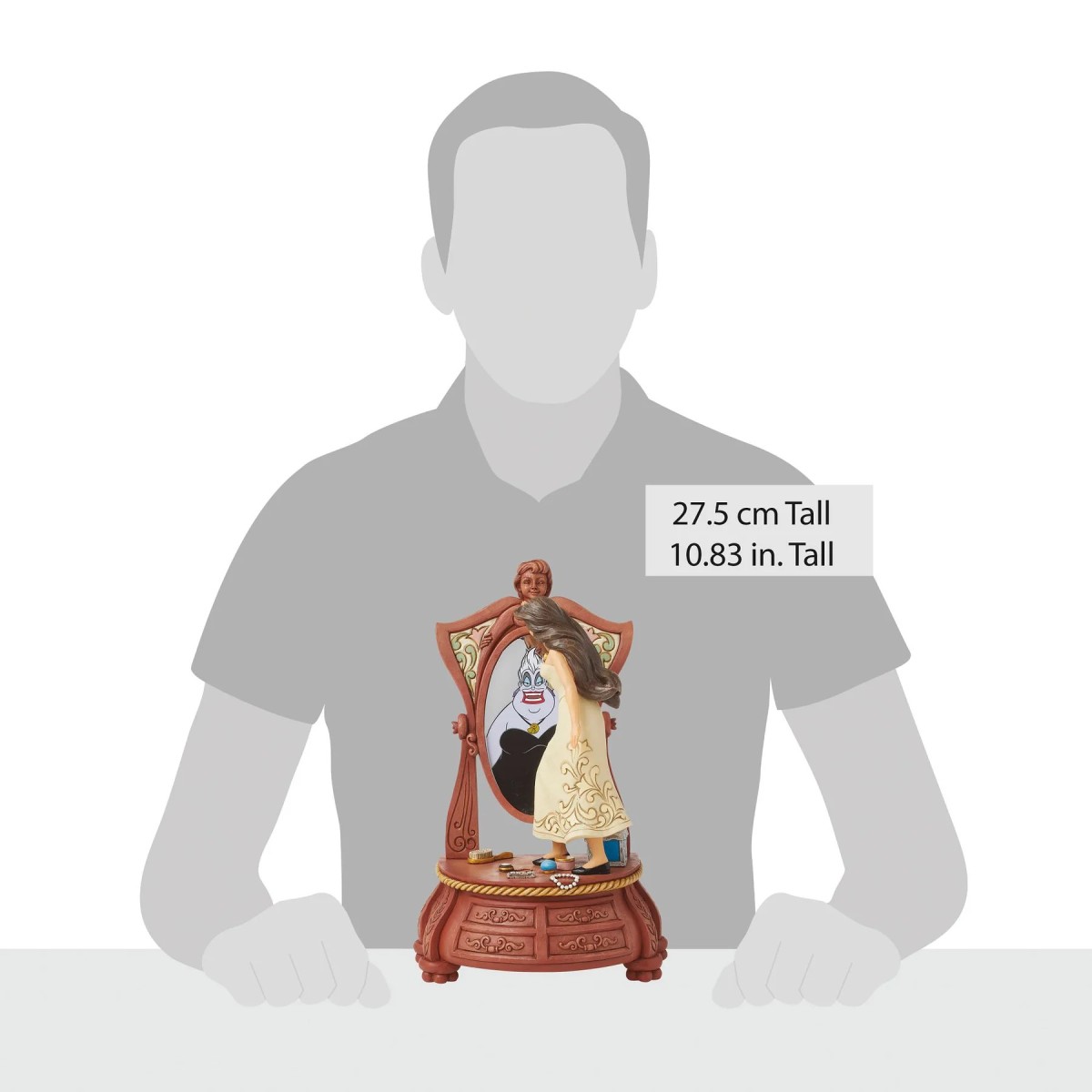 Enesco Disney Traditions By Jim Shore - Vanessa Spiegel Eitelkeit - Die kleine Meerjungfrau