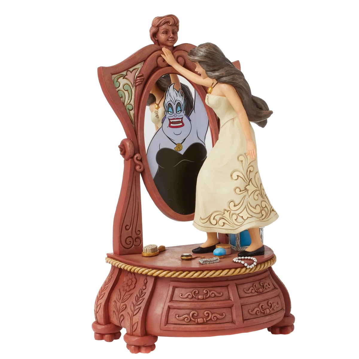 Enesco Disney Traditions By Jim Shore - Vanessa Spiegel Eitelkeit - Die kleine Meerjungfrau