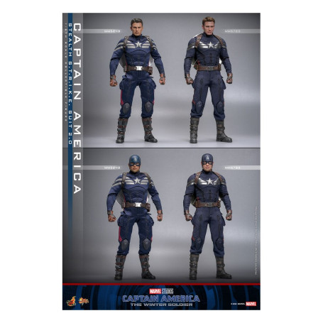 Hot Toys Captain America: Der Winter Soldier - Captain America Stealth S.T.R.I.K.E. Suit MMS 1/6