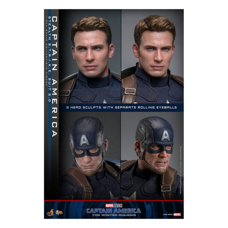 Hot Toys Captain America: Der Winter Soldier - Captain America Stealth S.T.R.I.K.E. Suit MMS 1/6