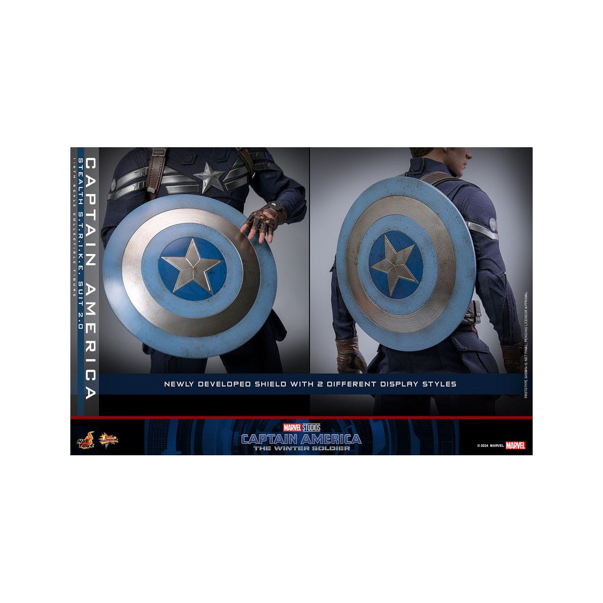Hot Toys Captain America: Der Winter Soldier - Captain America Stealth S.T.R.I.K.E. Suit MMS 1/6