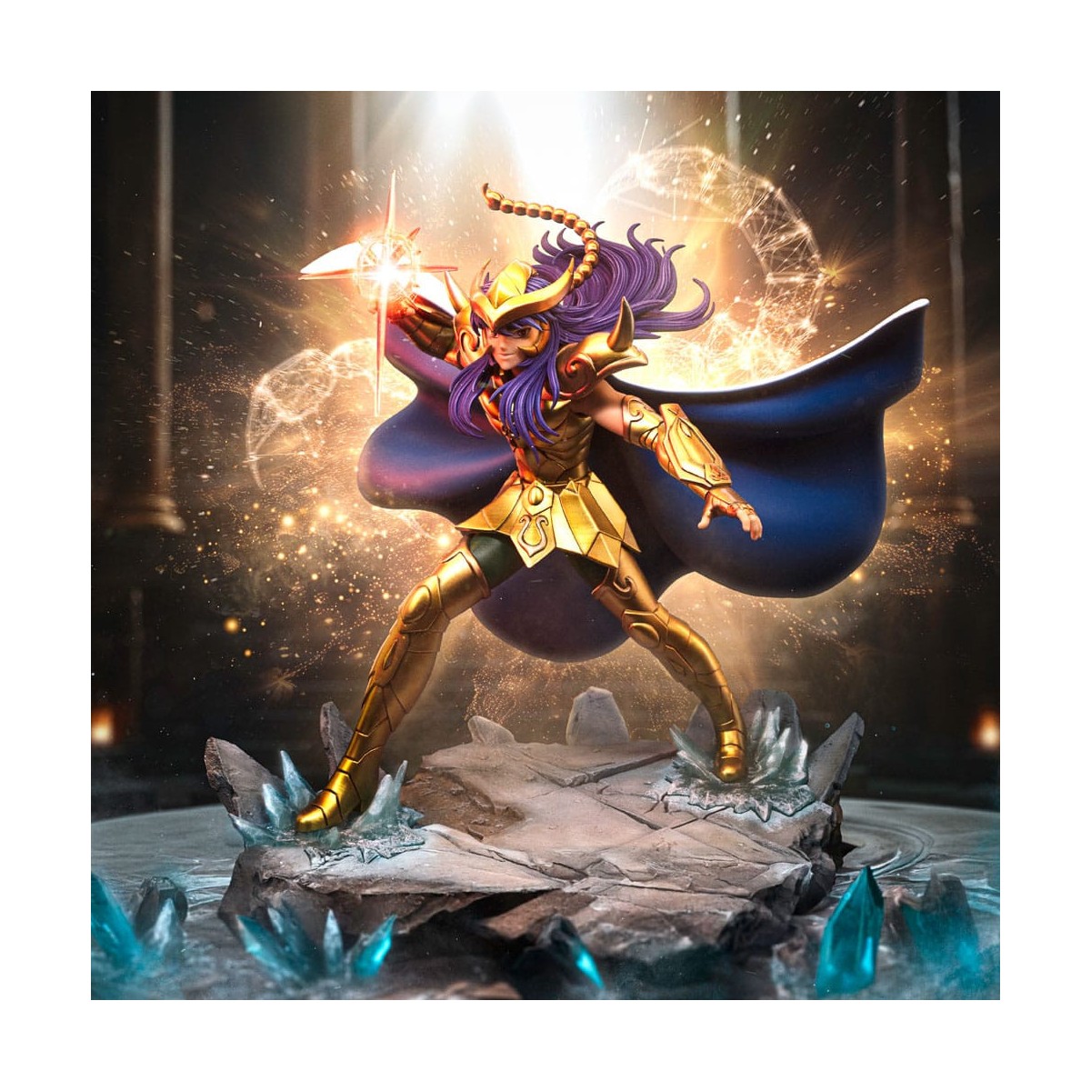 Iron Studios - Saint Seiya - Scorpio Milo BDS Art Scale 1/10 - Die Ritter des Zodiakus Milo des Skorpions