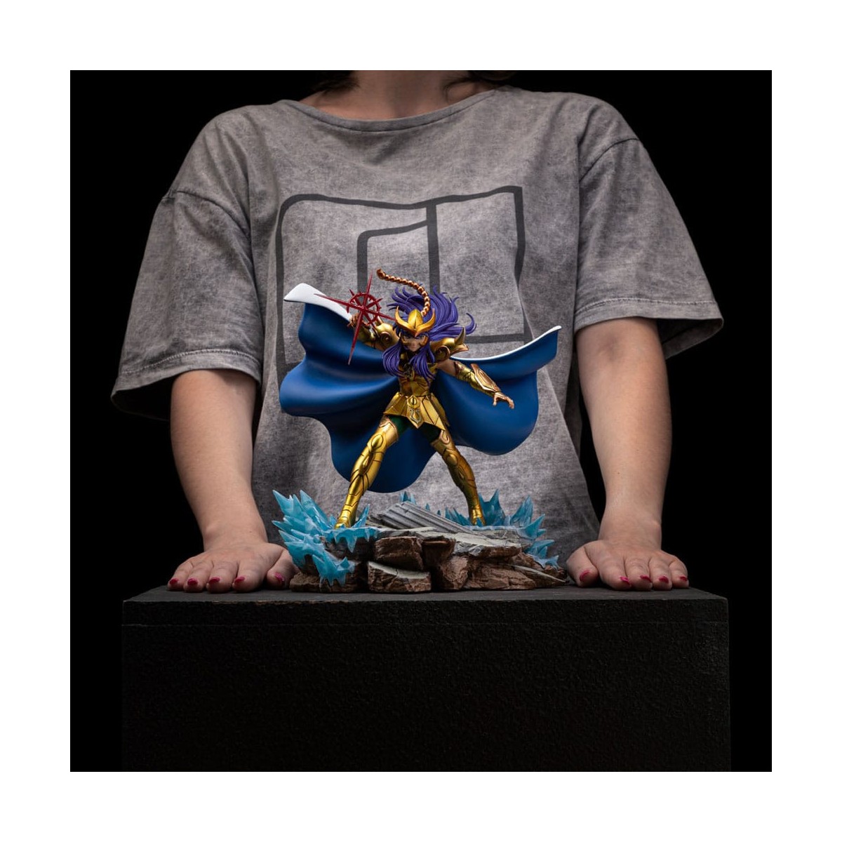 Iron Studios - Saint Seiya - Scorpio Milo BDS Art Scale 1/10 - Die Ritter des Zodiakus Milo des Skorpions