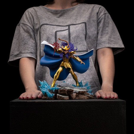 Iron Studios - Saint Seiya - Scorpio Milo BDS Art Scale 1/10 - Die Ritter des Zodiakus Milo des Skorpions