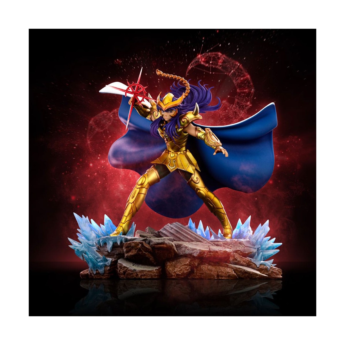 Iron Studios - Saint Seiya - Scorpio Milo BDS Art Scale 1/10 - Die Ritter des Zodiakus Milo des Skorpions