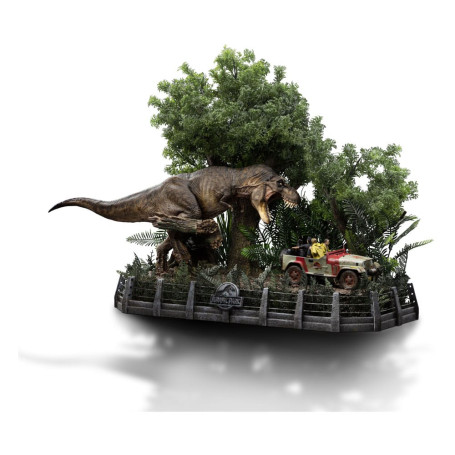 Iron Studios - Jurassic Park Demi Art Scale The Final Scene - 1/20