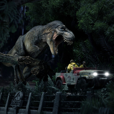 Iron Studios - Jurassic Park Demi Art Scale The Final Scene - 1/20