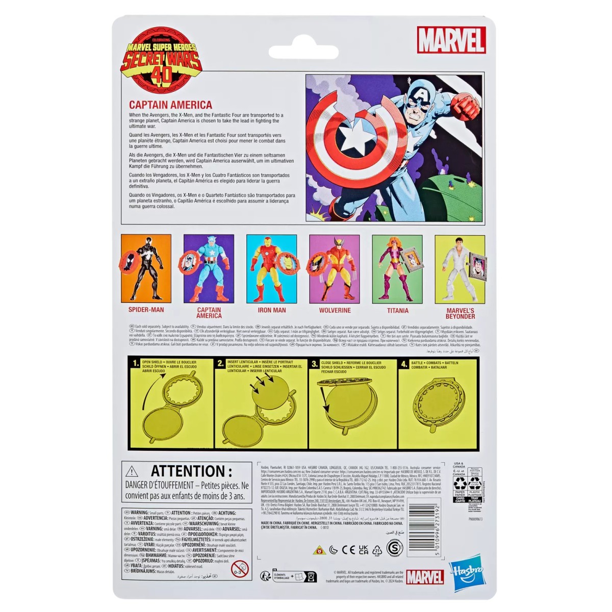 Hasbro Marvel Legends Series - Captain America - Secret Wars