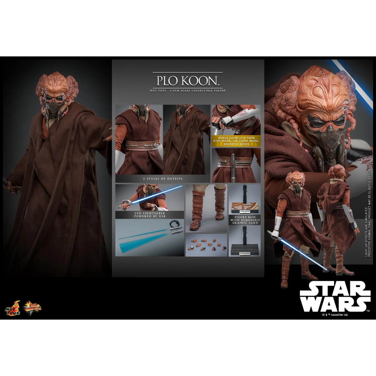 Hot toys Star Wars - Plo Koon MMS 1/6