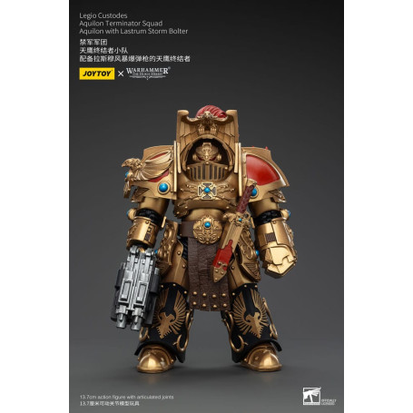 JoyToy Space Marines - Legio Custodes Aquilon Terminator Squad - Aquilon mit Lastrum Storm