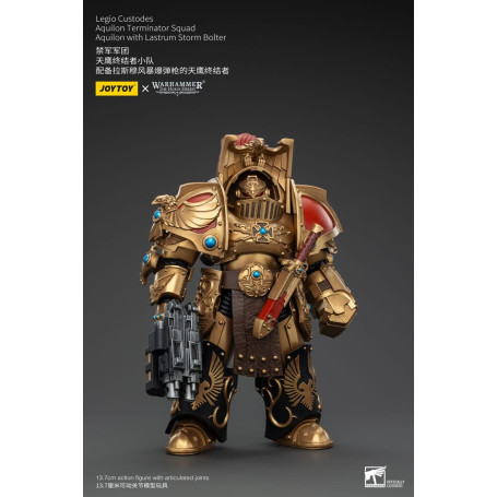 JoyToy Space Marines - Legio Custodes Aquilon Terminator Squad - Aquilon mit Lastrum Storm