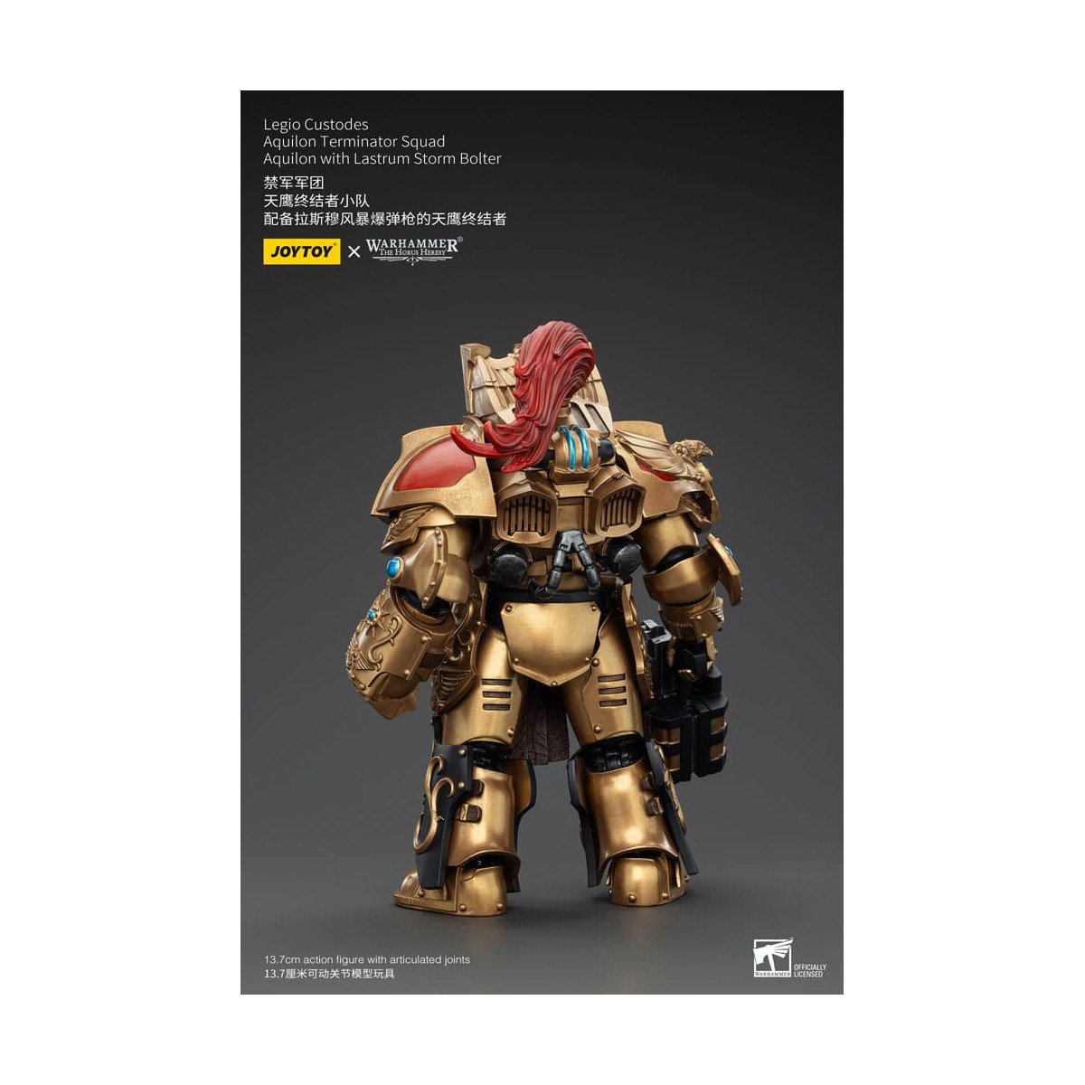 JoyToy Space Marines - Legio Custodes Aquilon Terminator Squad - Aquilon mit Lastrum Storm