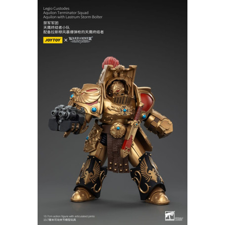 JoyToy Space Marines - Legio Custodes Aquilon Terminator Squad - Aquilon mit Lastrum Storm
