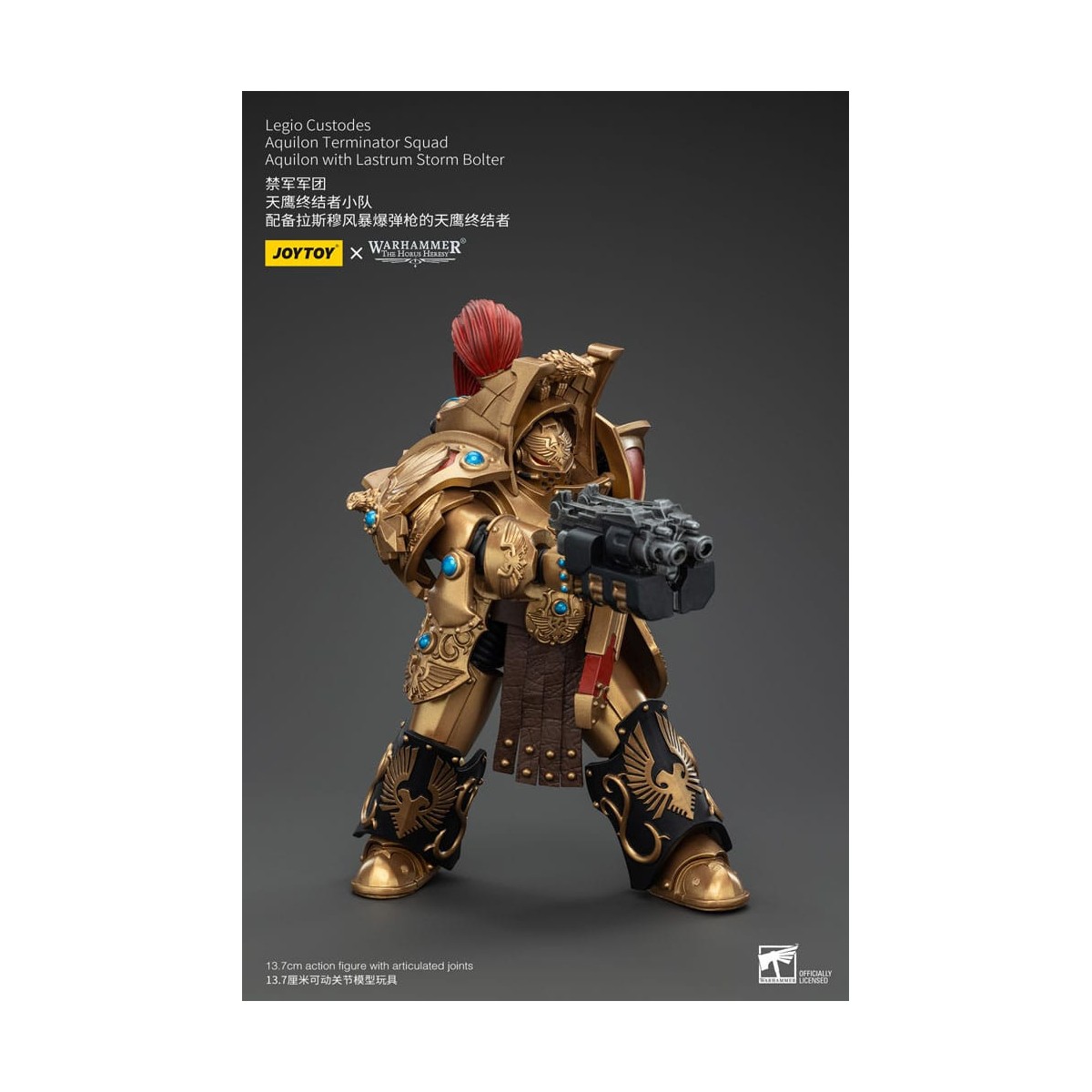 JoyToy Space Marines - Legio Custodes Aquilon Terminator Squad - Aquilon mit Lastrum Storm