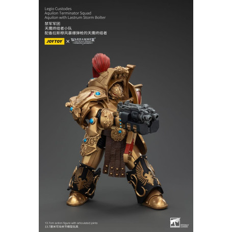 JoyToy Space Marines - Legio Custodes Aquilon Terminator Squad - Aquilon mit Lastrum Storm
