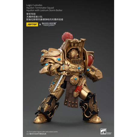 JoyToy Space Marines - Legio Custodes Aquilon Terminator Squad - Aquilon mit Lastrum Storm