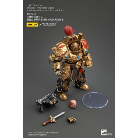 JoyToy Space Marines - Legio Custodes Aquilon Terminator Squad - Aquilon mit Lastrum Storm
