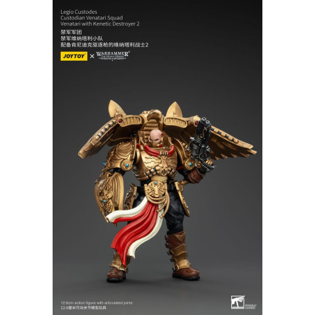 JoyToy Space Marines - Legio Custodes Custodian Venatari Squad - Venatari mit Kenetic Destroyer 2