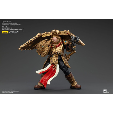 JoyToy Space Marines - Legio Custodes Custodian Venatari Squad - Venatari mit Kenetic Destroyer 2