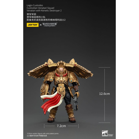 JoyToy Space Marines - Legio Custodes Custodian Venatari Squad - Venatari mit Kenetic Destroyer 2