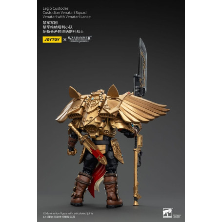 JoyToy Space Marines - Legio Custodes Custodian Venatari Squad - Venatari mit Venatari Lanze