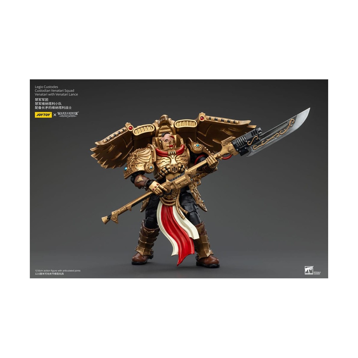 JoyToy Space Marines - Legio Custodes Custodian Venatari Squad - Venatari mit Venatari Lanze