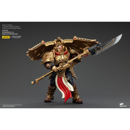 JoyToy Space Marines - Legio Custodes Custodian Venatari Squad - Venatari mit Venatari Lanze