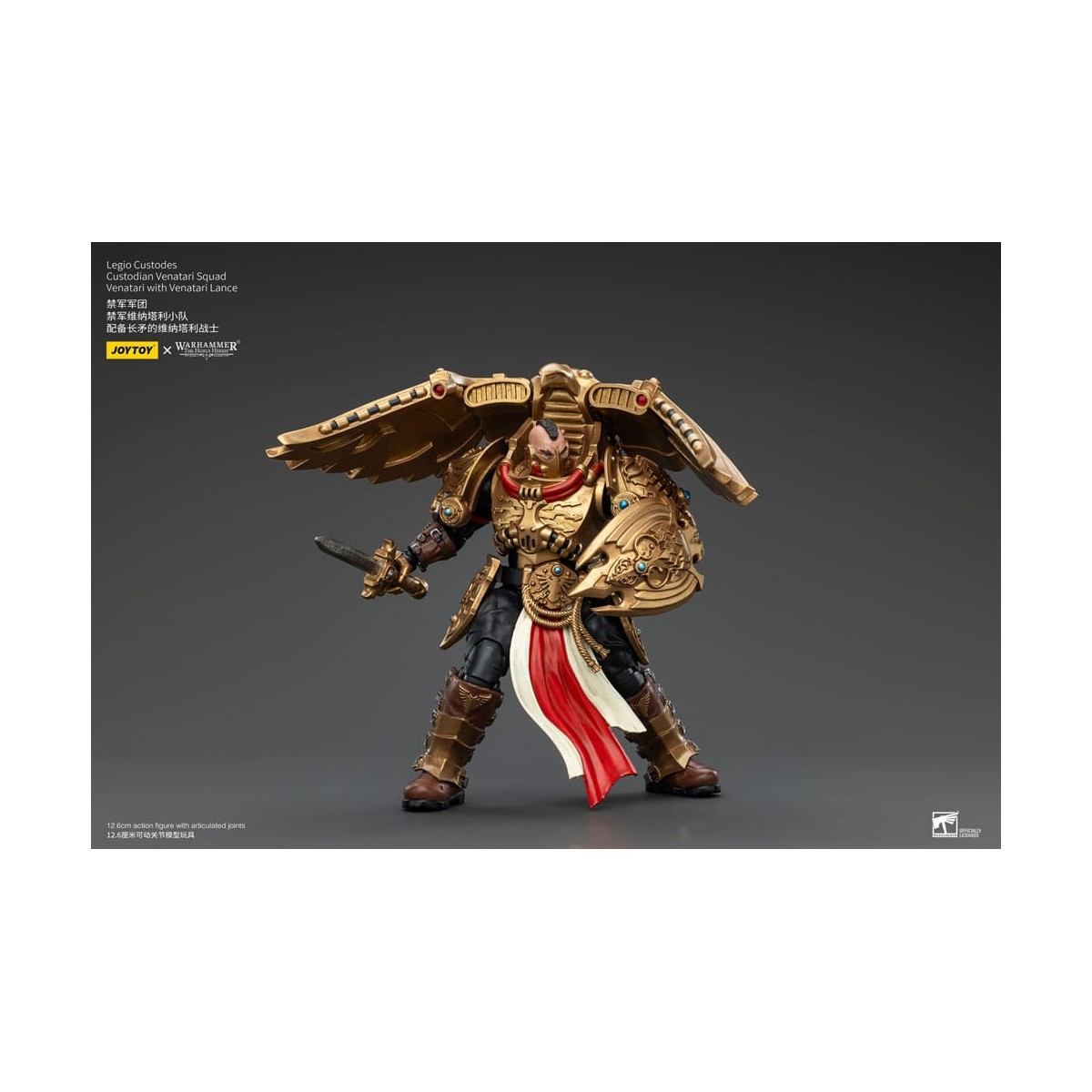 JoyToy Space Marines - Legio Custodes Custodian Venatari Squad - Venatari mit Venatari Lanze