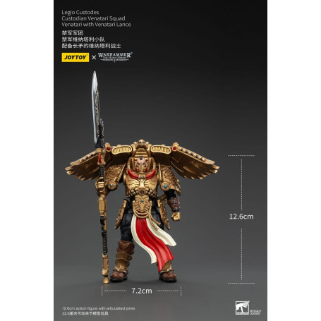 JoyToy Space Marines - Legio Custodes Custodian Venatari Squad - Venatari mit Venatari Lanze