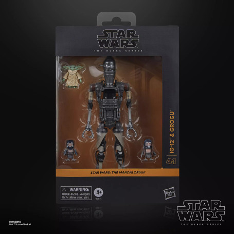 Star Wars Black Series - Deluxe IG-12 und Grogu - The Mandalorian