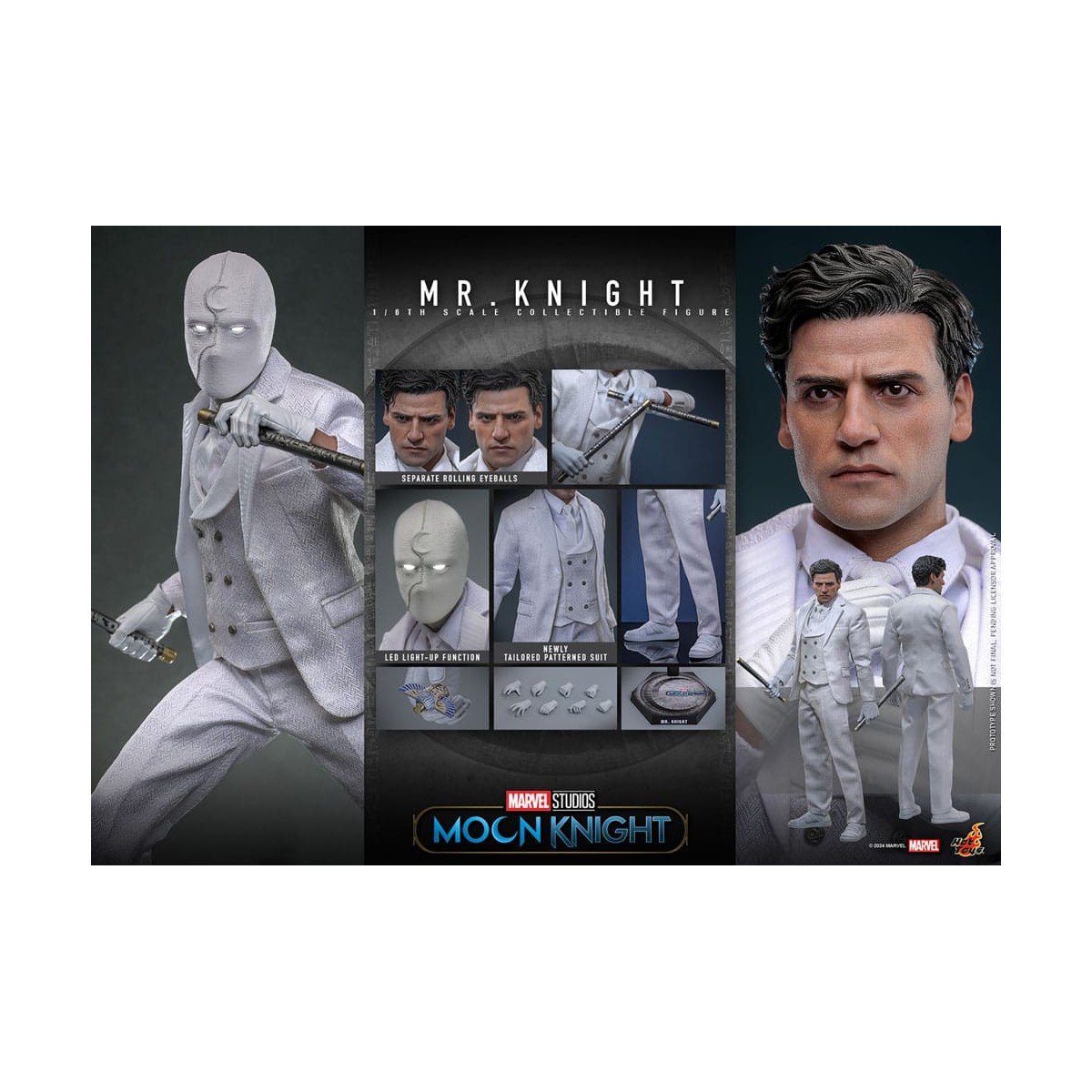 Hot Toys Marvel - Moon Knight - Mr. Knight MMS 1/6