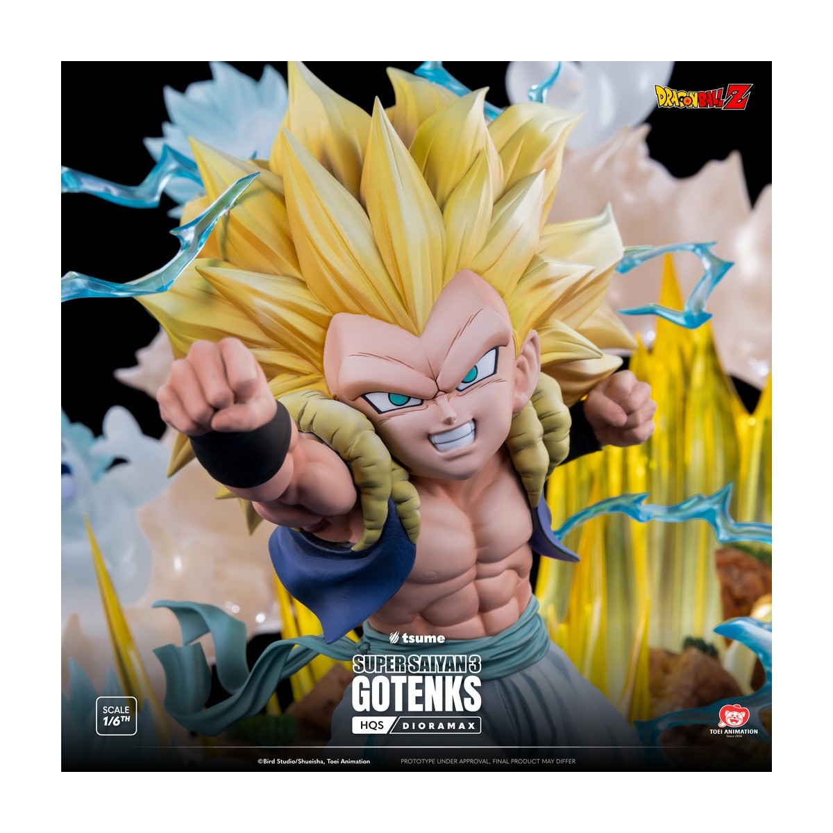 Tsume Dragon Ball Z HQS Dioramax - Super Saiyan 3 GOTENKS