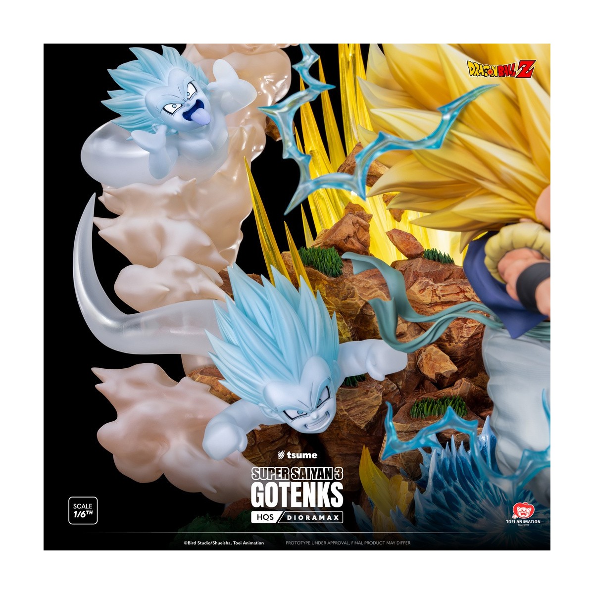 Tsume Dragon Ball Z HQS Dioramax - Super Saiyan 3 GOTENKS
