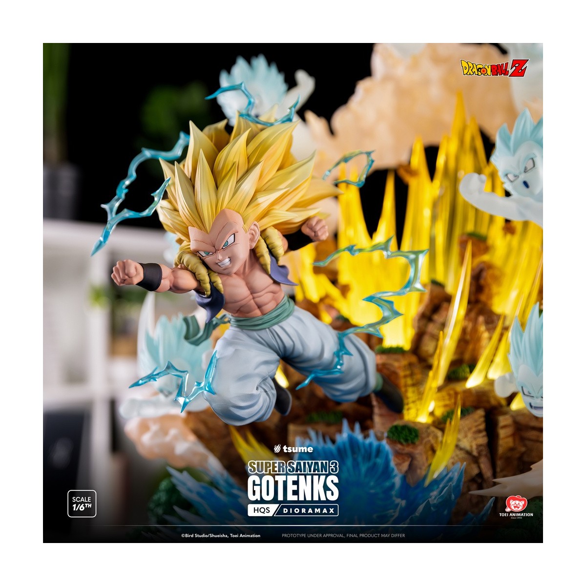Tsume Dragon Ball Z HQS Dioramax - Super Saiyan 3 GOTENKS