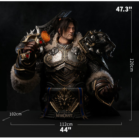 INFINITY STUDIO x BLIZZARD - Varian Wrynn - World of Warcraft Büste 1/1