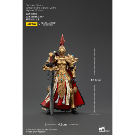 Joytoy - Warhammer - Sisters of Silence White Falcon - Vigilator Mistress - The Horus Heresy