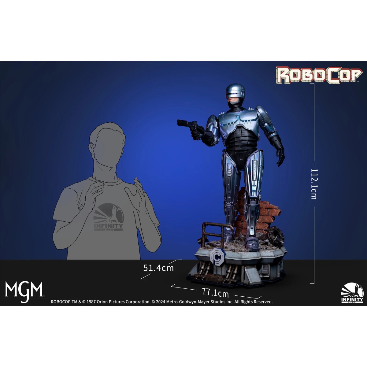 Infinity Studio - Robocop 1/2 Scale Statue Regular Version