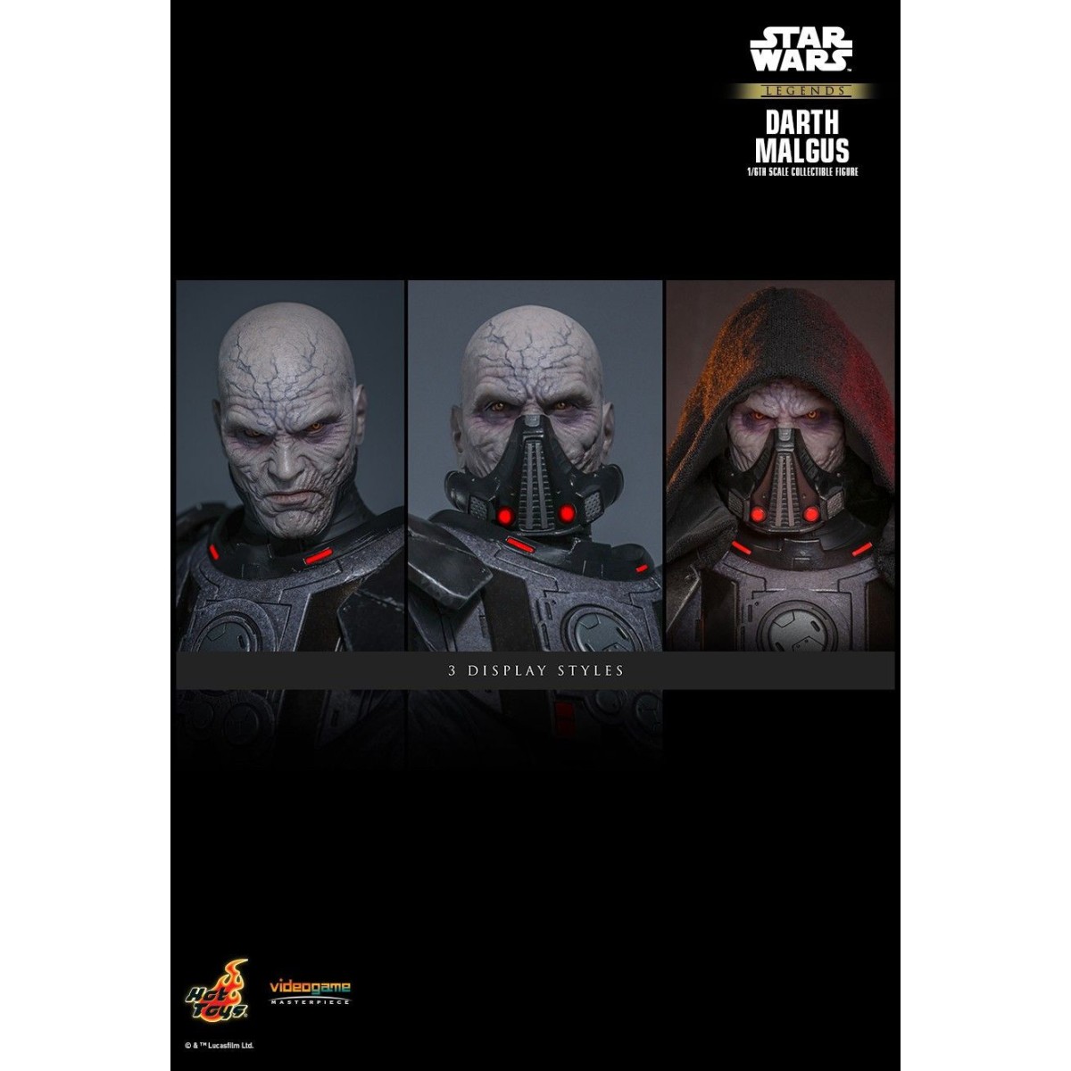 Hot Toys Star Wars Legends - Darth Malgus Videogame Masterpiece 1/6