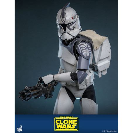 Hot Toys Star Wars - 104th Battalion Wolfpack Clone Trooper Deluxe Version - The Clone Wars 1/6
