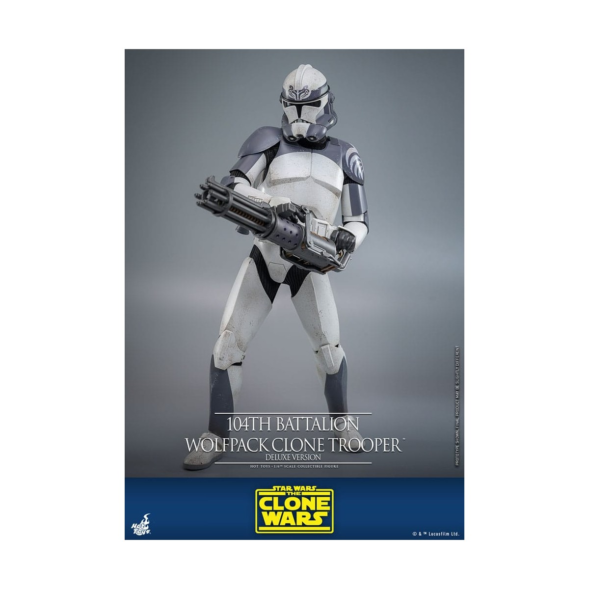 Hot Toys Star Wars - 104th Battalion Wolfpack Clone Trooper Deluxe Version - The Clone Wars 1/6