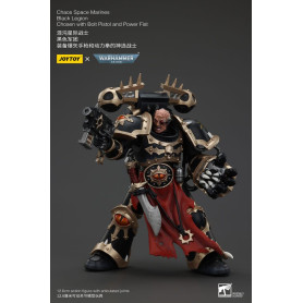 JoyToy Space Marines - Black Legion - Chosen with Bolt Pistol and Power Fist 1/18 - Warhammer 40K