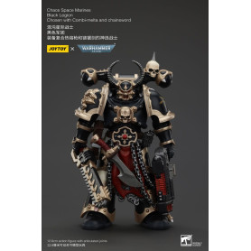 JoyToy Space Marines - Black Legion - Chosen with Combi-melta and chainsword 1/18 - Warhammer 40K