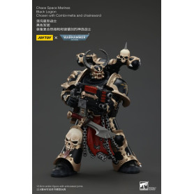 JoyToy Space Marines - Black Legion - Chosen with Combi-melta and chainsword 1/18 - Warhammer 40K