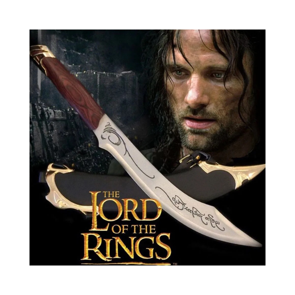 United Cutlery - Elbischer Dolch von Aragorn 1/1 - Herr der Ringe